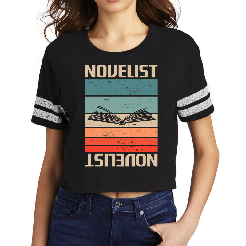 Retro Vintage Novelist Novel Author 1 Scorecard Crop Tee by FriedBarcia | Artistshot