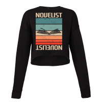 Retro Vintage Novelist Novel Author 1 Cropped Sweater | Artistshot