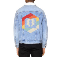 Retro Vintage Poet Book Lover English Teacher Nove Unisex Sherpa-lined Denim Jacket | Artistshot