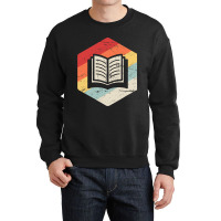 Retro Vintage Poet Book Lover English Teacher Nove Crewneck Sweatshirt | Artistshot