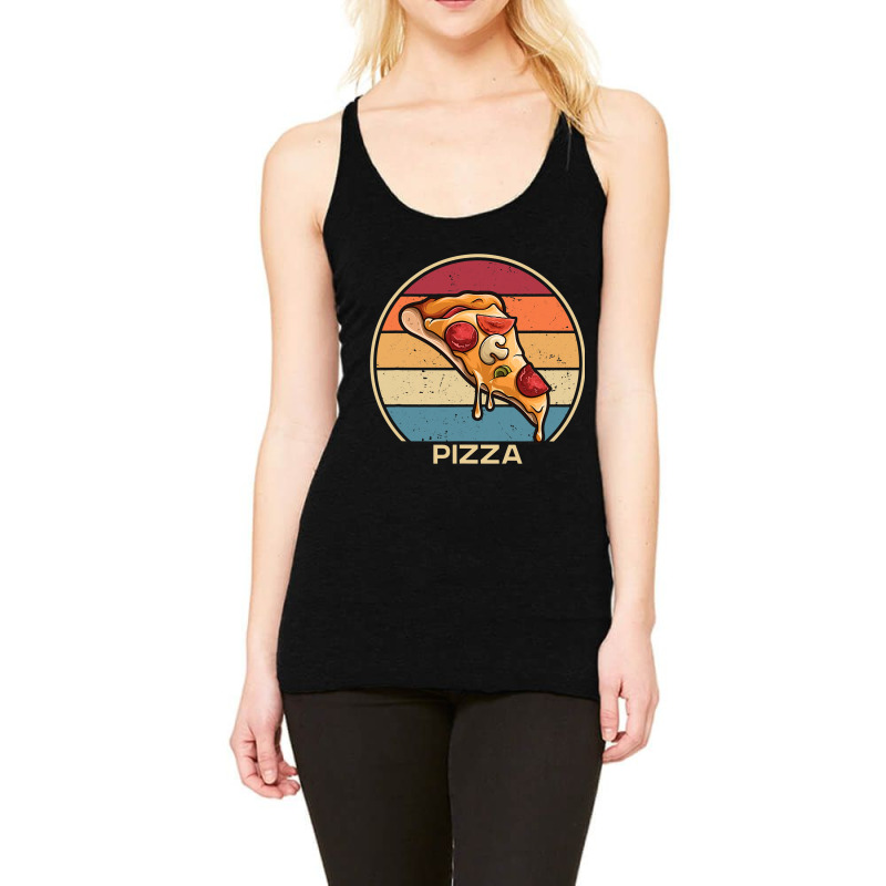 Retro Chef Baker Pizzaiolo Pizzeria Lover Pizza Ma Racerback Tank by KatanaFarkas | Artistshot