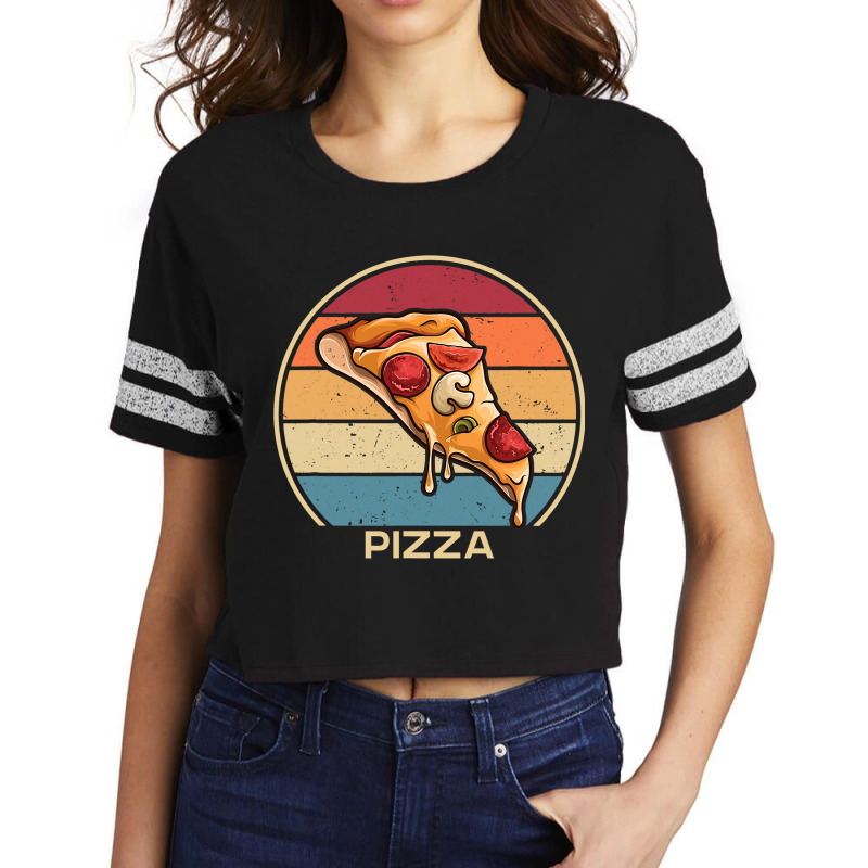 Retro Chef Baker Pizzaiolo Pizzeria Lover Pizza Ma Scorecard Crop Tee by KatanaFarkas | Artistshot