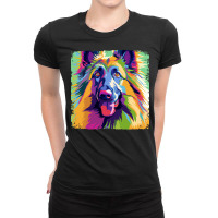 Belgian Malinoi T  Shirt Belgian Malinoi Pop Art Ladies Fitted T-shirt | Artistshot