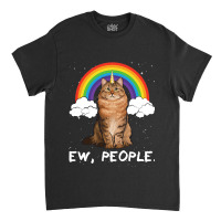 Rainbow Siberian Ew People Unicorn Cat Classic T-shirt | Artistshot