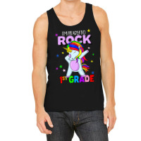 Rock 1st Grade Dabbing Unicorn Girls Back To Schoo Tank Top | Artistshot