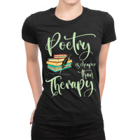 Poetry Enthusiast Book Literature Writer Novelist  Ladies Fitted T-shirt | Artistshot