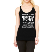 Respiratory Therapist Not Silent Just Counting Res Racerback Tank | Artistshot