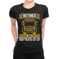 Retired School Bus Driver For School Bus Driver Ladies Fitted T-shirt | Artistshot