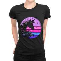 Retro Unicorn Bling Fairytale Lover Unicorn Fantas Ladies Fitted T-shirt | Artistshot