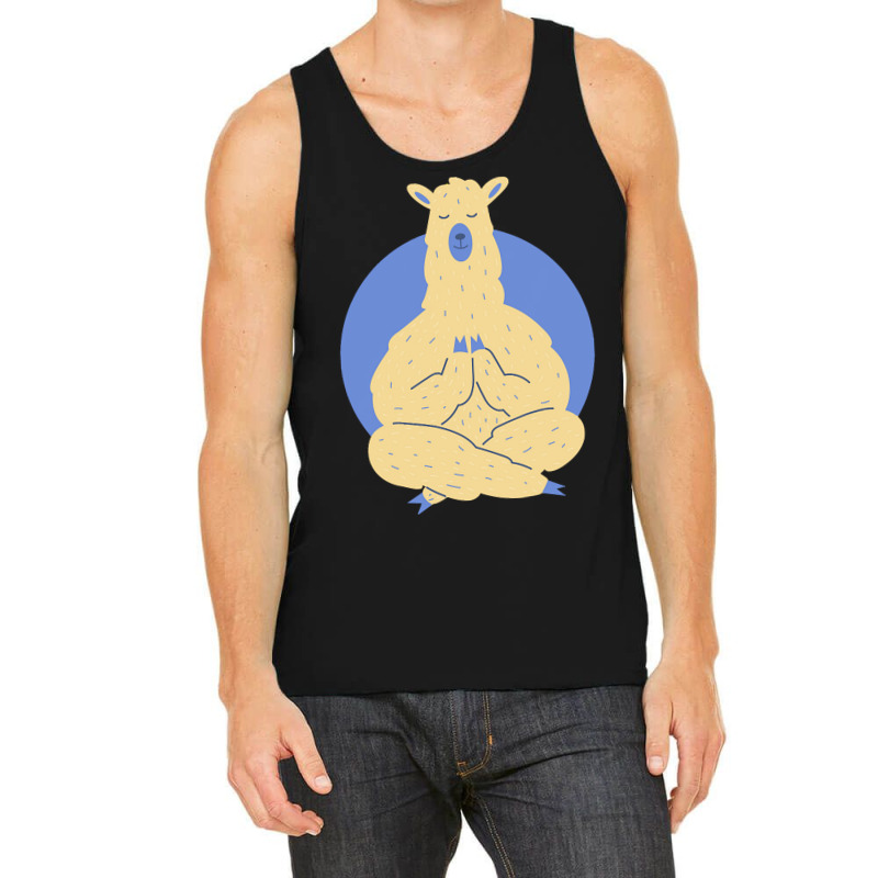 Llama Meditating T  Shirt Llama Meditating A Llama In A Yoga Pose Yoga Tank Top by magdalena96229 | Artistshot