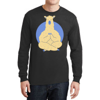 Llama Meditating T  Shirt Llama Meditating A Llama In A Yoga Pose Yoga Long Sleeve Shirts | Artistshot