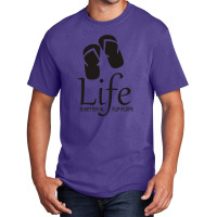 Funny Life Of Flip Plops Basic T-shirt | Artistshot