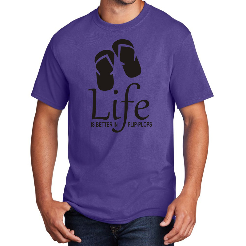 Funny Life Of Flip Plops Basic T-shirt | Artistshot