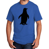 Penguin Silhouette Funny Cute Animal Basic T-shirt | Artistshot