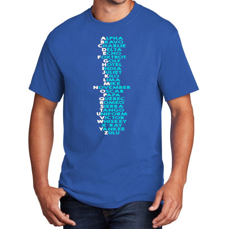 Phonetic Alphabet Basic T-shirt | Artistshot