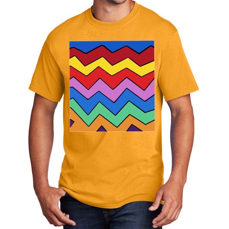 Color Zigzag Basic T-shirt | Artistshot