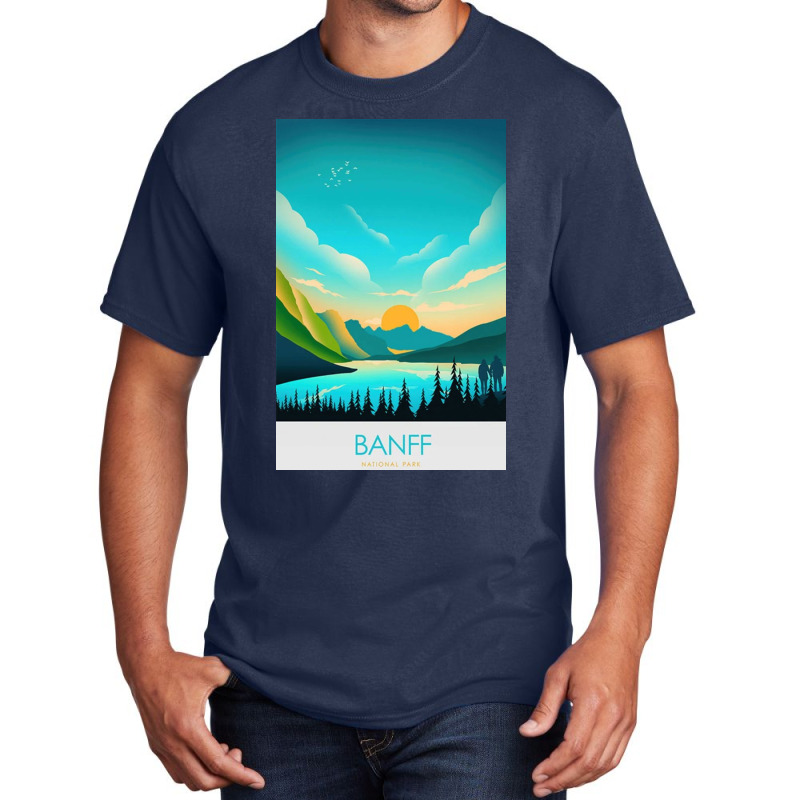 Banff National Park Basic T-shirt by Jamesoney | Artistshot