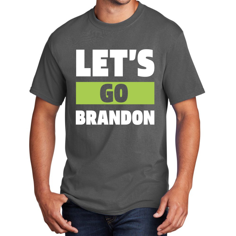 Let’s Go Brandon - Usa Political Gift Basic T-shirt by Diogo Calheiros | Artistshot