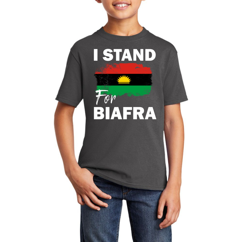 I Stand For Biafra Basic Youth T-shirt by cogentprint | Artistshot