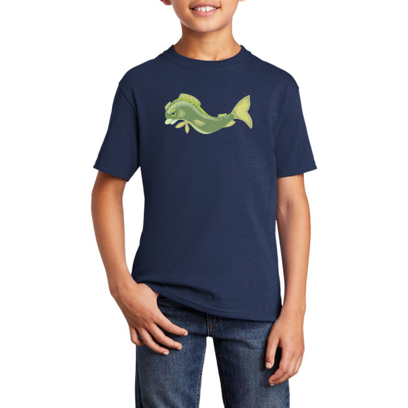 A Beautiful Fish Basic Youth T-shirt by BullShirtCo | Artistshot