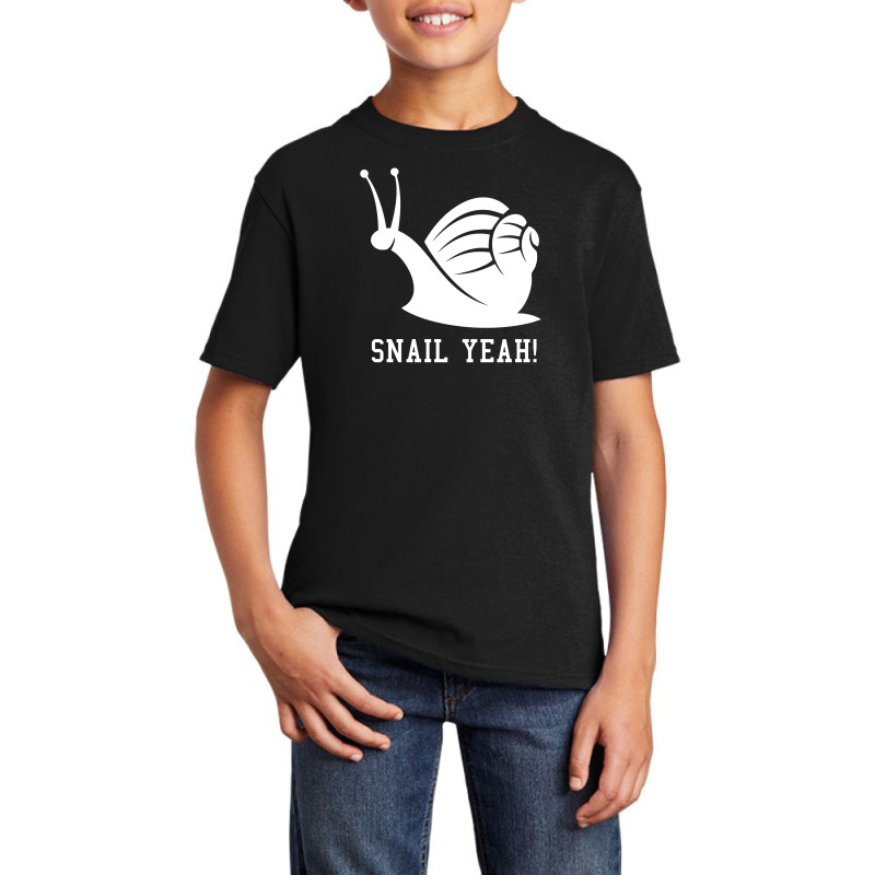 Snail Yeah Basic Youth T-shirt by erishirt | Artistshot