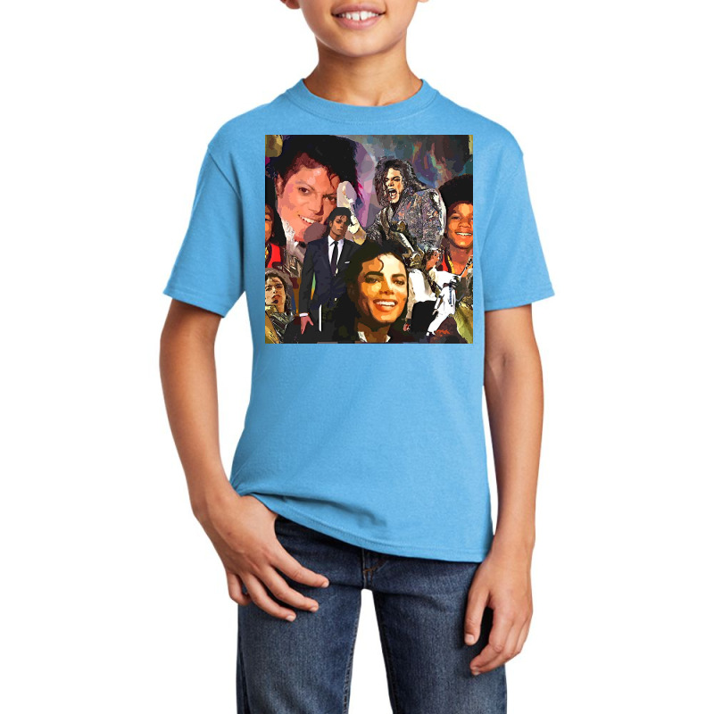 Mj Poster 1 Basic Youth T-shirt by Artango | Artistshot