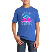 Let's Go Glamping Basic Youth T-shirt | Artistshot