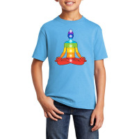 Meditating Man In Sitting Yoga Basic Youth T-shirt | Artistshot