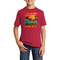 Aloha Hawaii Tropical Beach Paradise Vintage Throwback Gift Premium Ts Basic Youth T-shirt | Artistshot