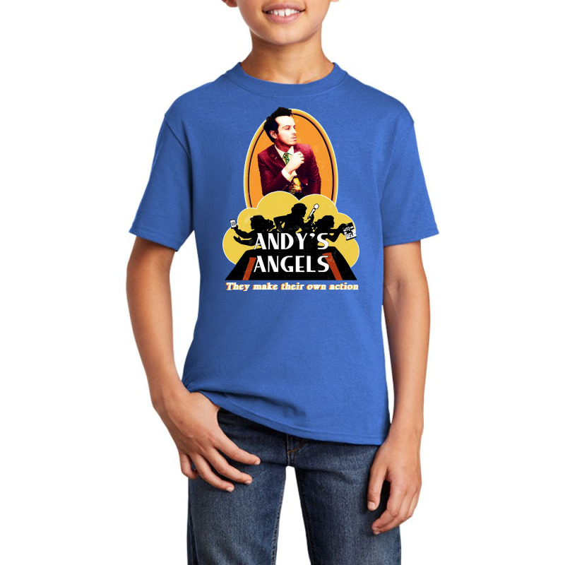 Andy's Angels Basic Youth T-shirt by Leona Art | Artistshot