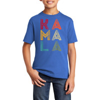 Multi Colors Letters Kamala Basic Youth T-shirt | Artistshot