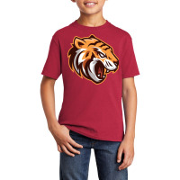 Tiger Head Vector Basic Youth T-shirt | Artistshot