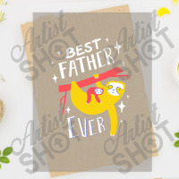 Fathers Day T  Shirt Father’s Day Sloths T  Shirt Dtf Transfer | Artistshot