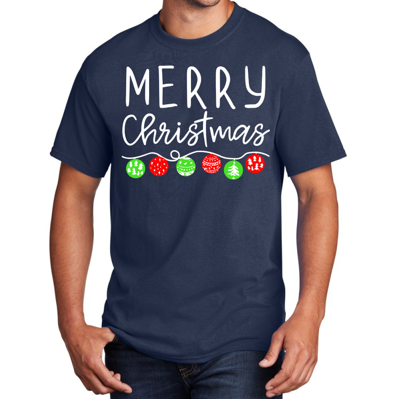 Festive Vintage Christmas Basic T-shirt | Artistshot