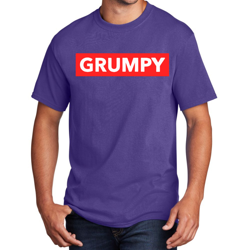 Grumpy Funny Red Cute Christmas Basic T-shirt | Artistshot