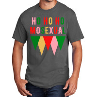 Ho Ho  Christmas Holiday Gay Design Basic T-shirt | Artistshot