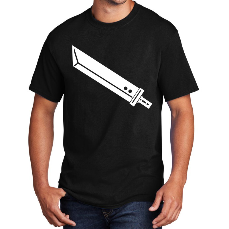 Buster Sword   Minimalist  Final Fantasy 7 Basic T-shirt by jammuter | Artistshot