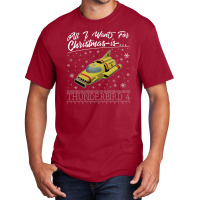 All I Want For Christmas Is Thunderbird 4 Thunderbirds Basic T-shirt | Artistshot