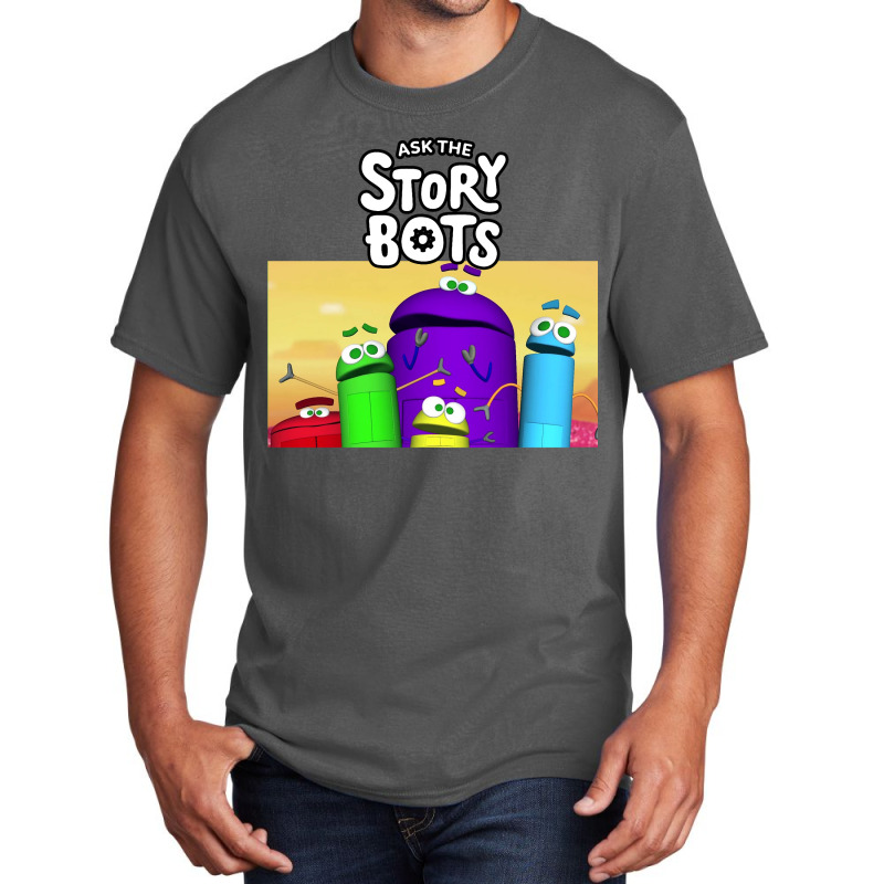 Ask The Storybots Basic T-shirt by yaukhti | Artistshot