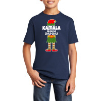 Kamala La La La Elf Christmas Holiday Basic Youth T-shirt | Artistshot