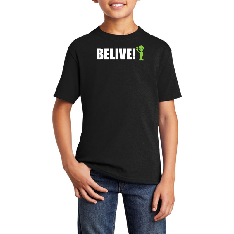 Believe Alien Basic Youth T-shirt by Dony_store | Artistshot