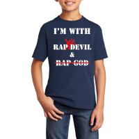 Rap Devil Is My Favorite Funny Rap Basic Youth T-shirt | Artistshot