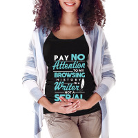 Browsing History Writing Writer Author Maternity Scoop Neck T-shirt | Artistshot