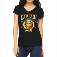 Captain Ship Skipper Boat Owner Lover Women's V-neck T-shirt | Artistshot