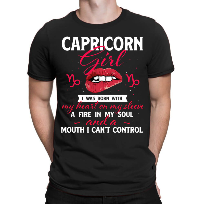 Capricorn Girl Horoscope Astrology Zodiac Sign Bir T-shirt | Artistshot