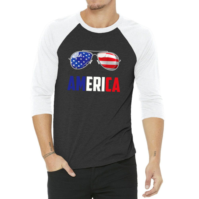 Air Force Patriotic Apparel 4th Of July 3/4 Sleeve Shirt by Min'sND | Artistshot