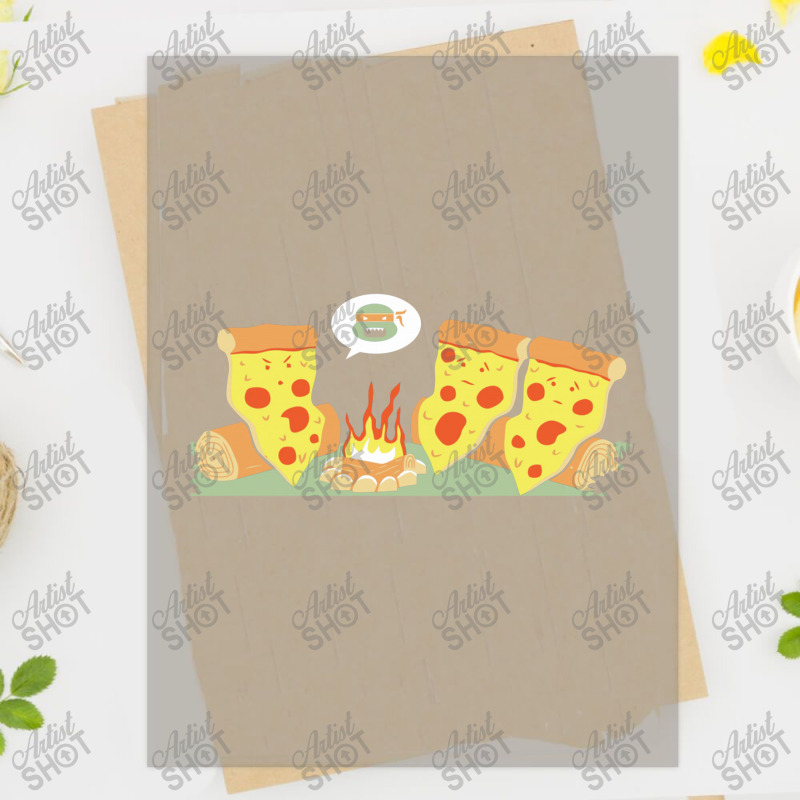 Pizza Campfire Storypizza Campfire Story Dtf Transfer | Artistshot