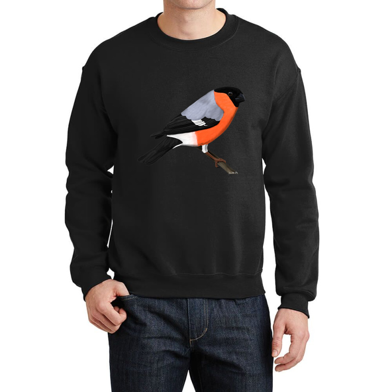 Bullfinch Bird Birdlover Birdwatcher Animal Biolog Crewneck Sweatshirt by GwendalyForsberg | Artistshot