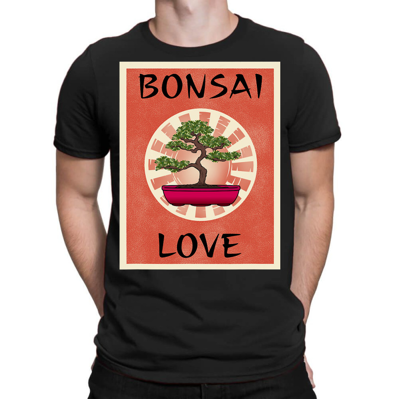 Bonsai Love Miniature Tree Plant Gardening Lover M T-shirt | Artistshot