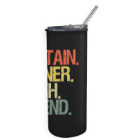 Captain Boat Airline Pilot 1 Skinny Tumbler | Artistshot